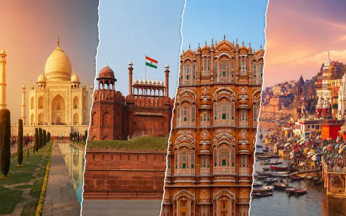 Golden Triangle Tour with Varanasi Package covering Delhi, Agra, Jaipur and Varanasi