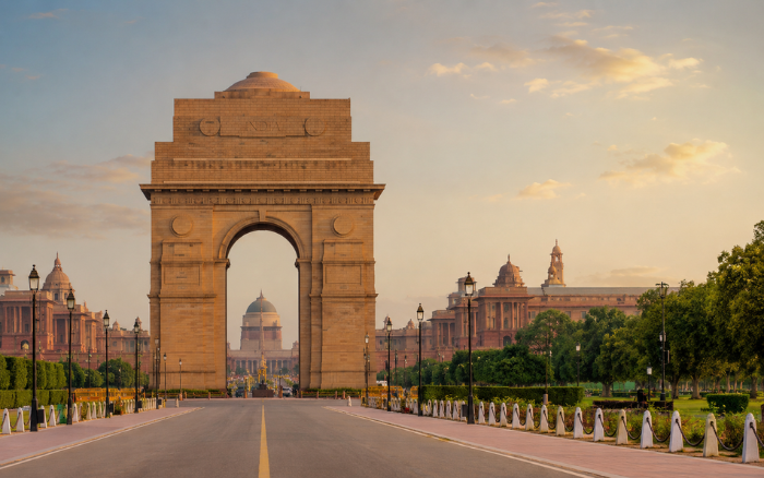 India Gate and central New Delhi during a 2-day Delhi itinerary