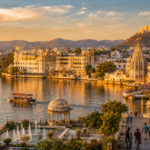 Udaipur City of Lakes with Lake Pichola, City Palace, temples and Aravalli Hills